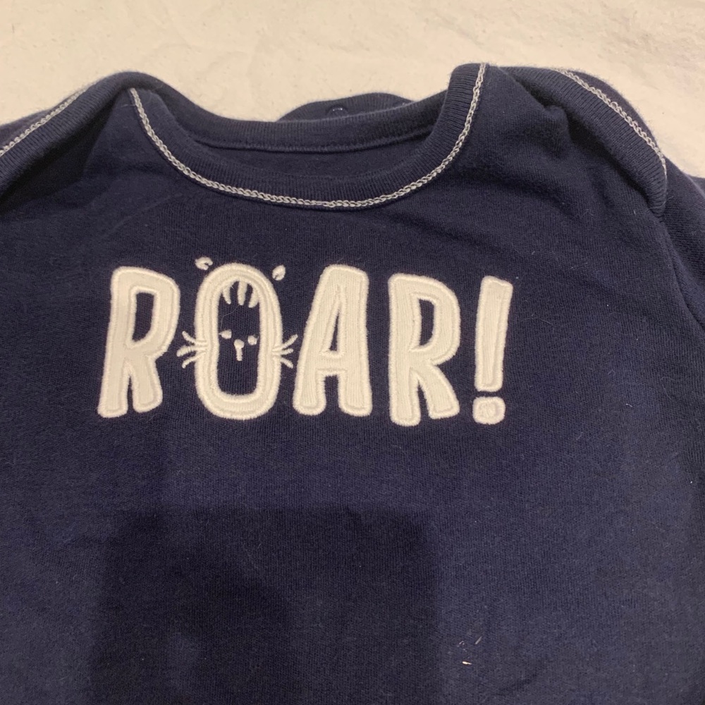 Boys navy onesie Gymboree